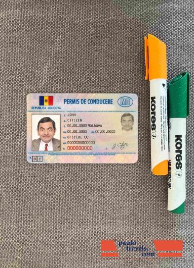 Moldova DL photolook FRONT PSD template